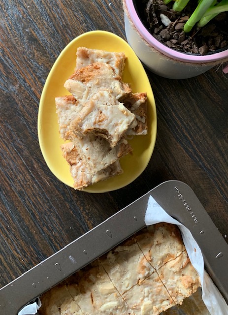 cream cheese blondies